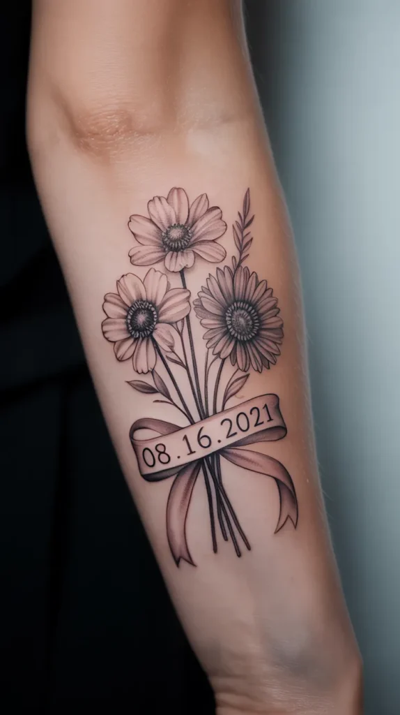 Birth Flower-Bouquet-Tattoo