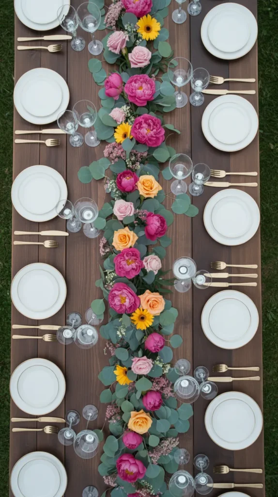 Colorful Flowers Wedding Decoration