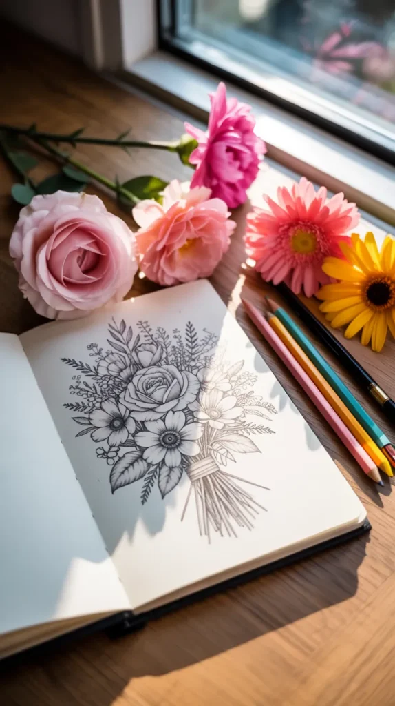 Birth Flower-Bouquet-Tattoo