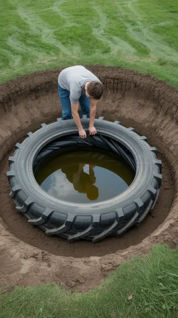 how to make a pond in your b