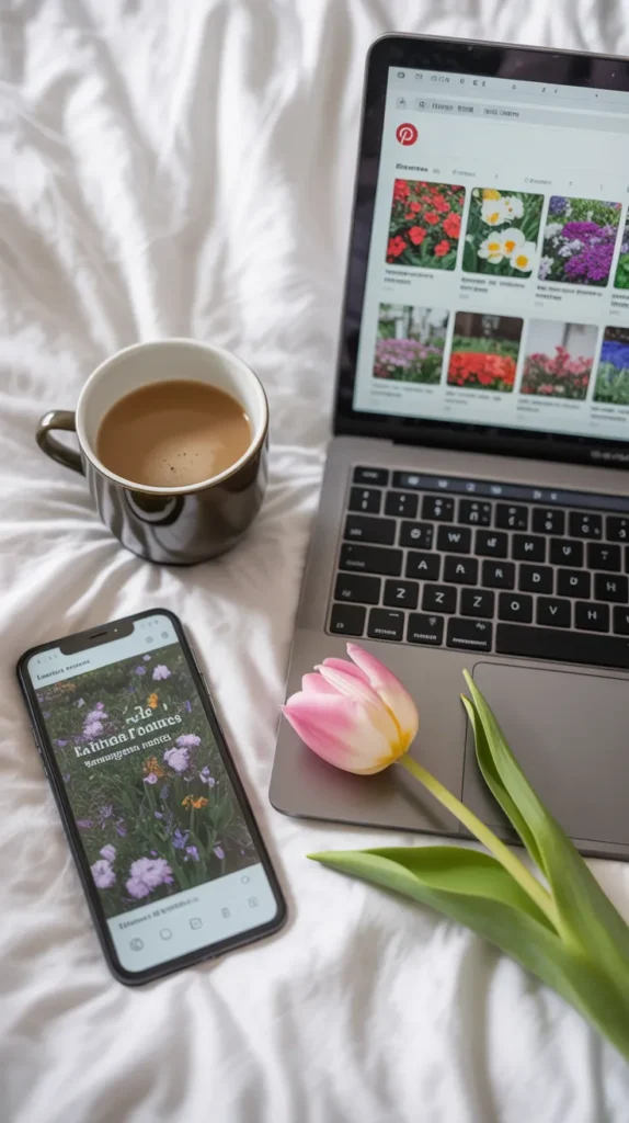 Smelling-Flowers-Aesthetic
