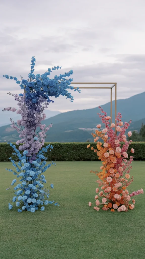 Colorful Flowers Wedding Decoration