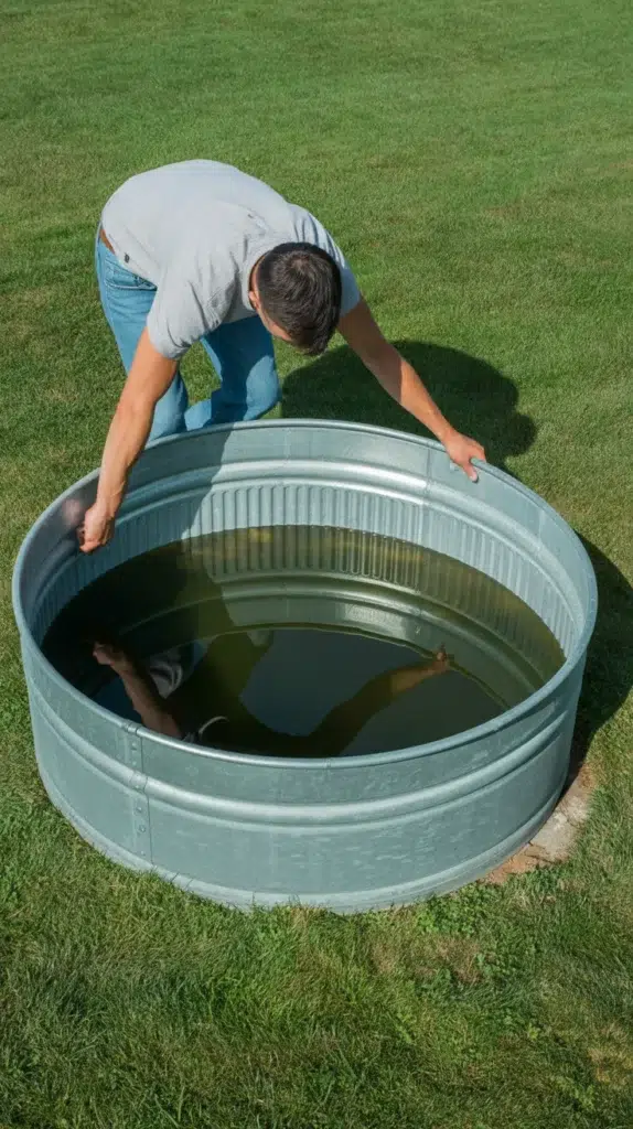 how to make a pond in your b