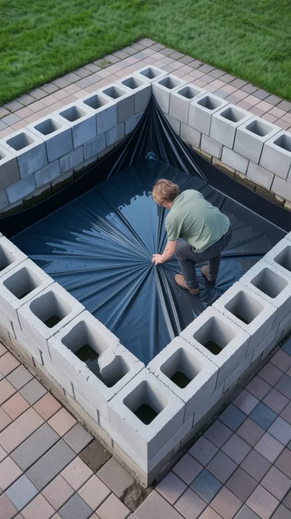 how to make a pond in your b