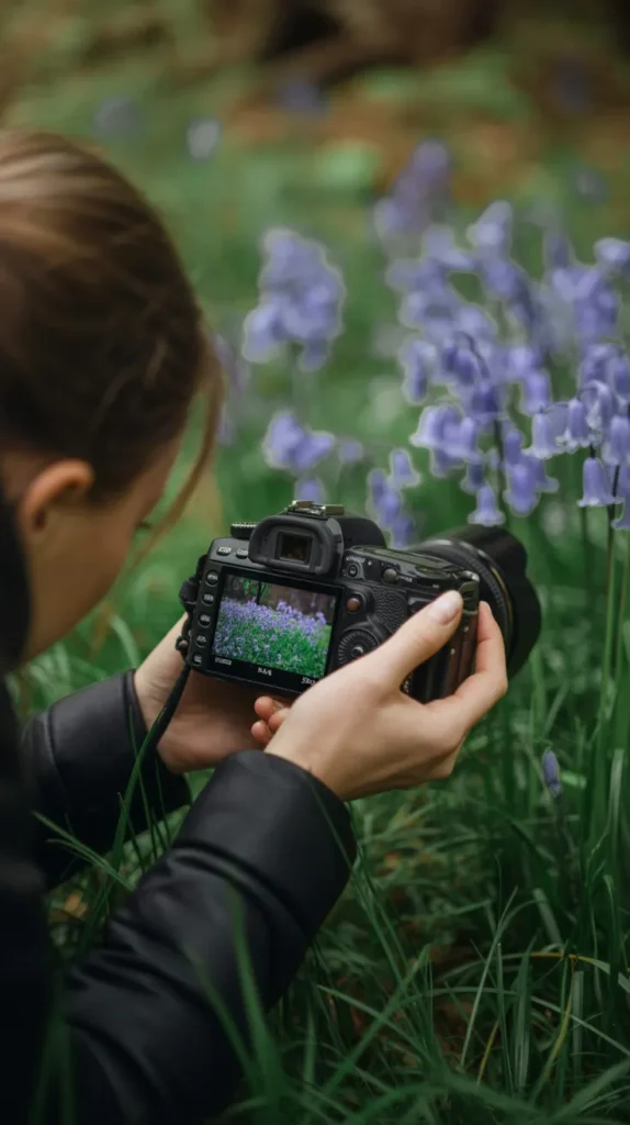 Smelling-Flowers-Aesthetic