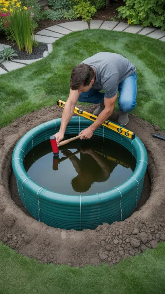 how to make a pond in your b