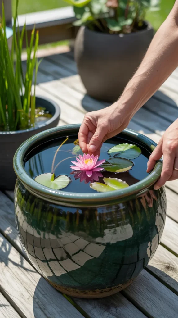 how to make a pond in your b