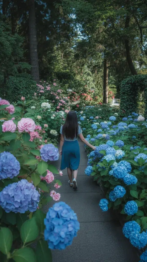 Smelling-Flowers-Aesthetic