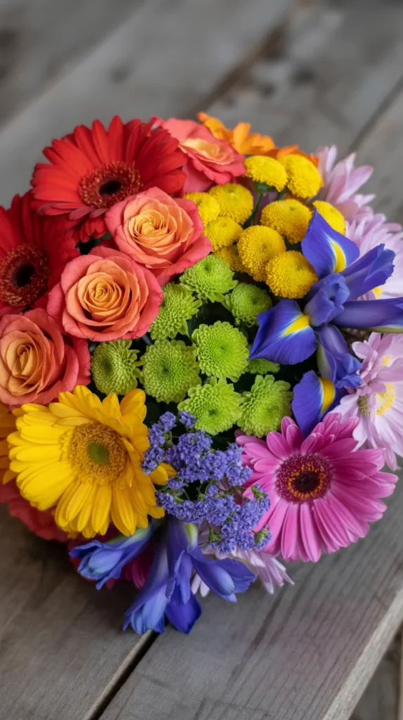 Colorful Bouquet-Of-Flowers