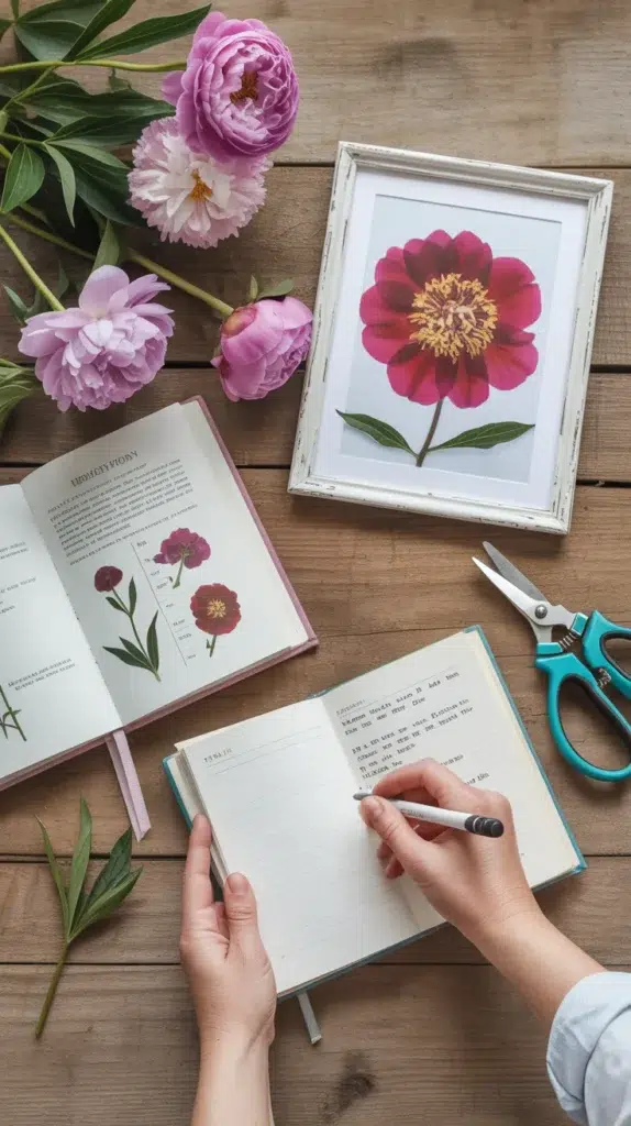 Woman-Smelling-Flowers
