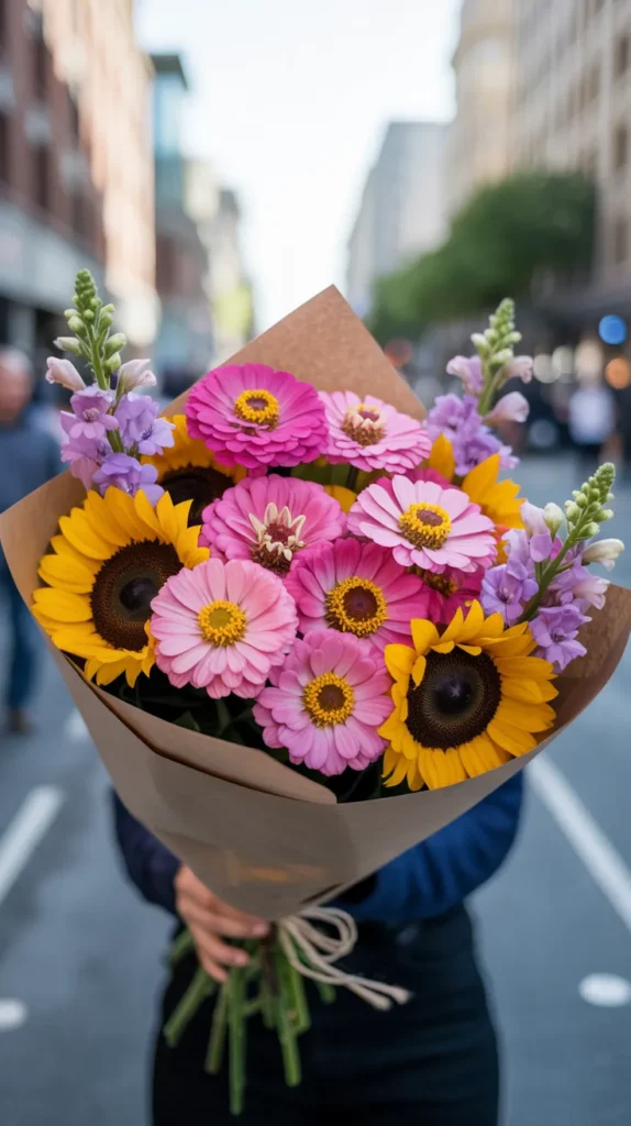 Colorful Bouquet-Of-Flowers