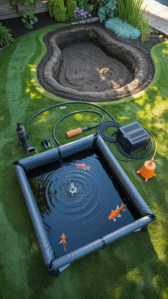 Goldfish Pond Backyard