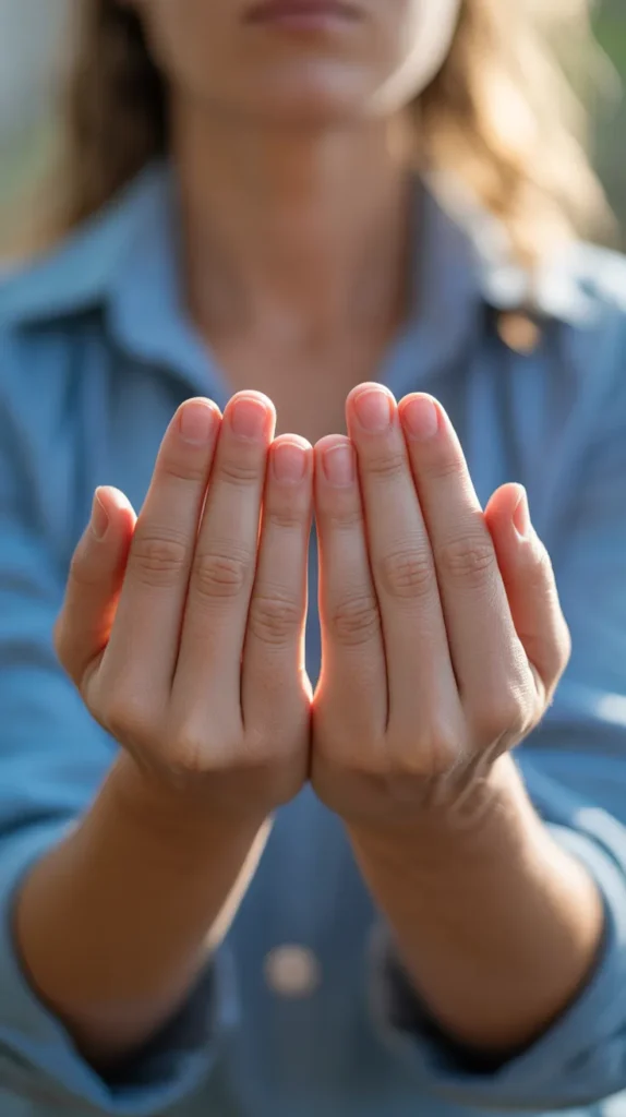 Smelling-Flowers-Pose