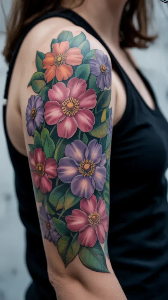Birth Flower-Vine-Tattoos