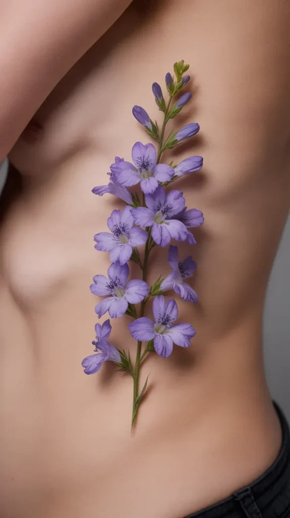 Colorful Flowers-Tattoo