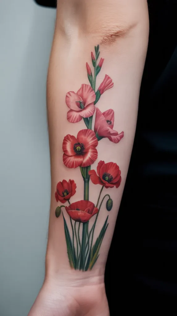 Poppy Birth-Flower-Tattoo