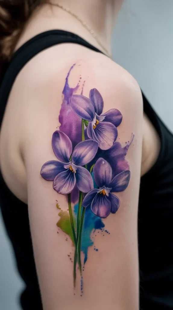 Flower-Birth-Month-Tattoo