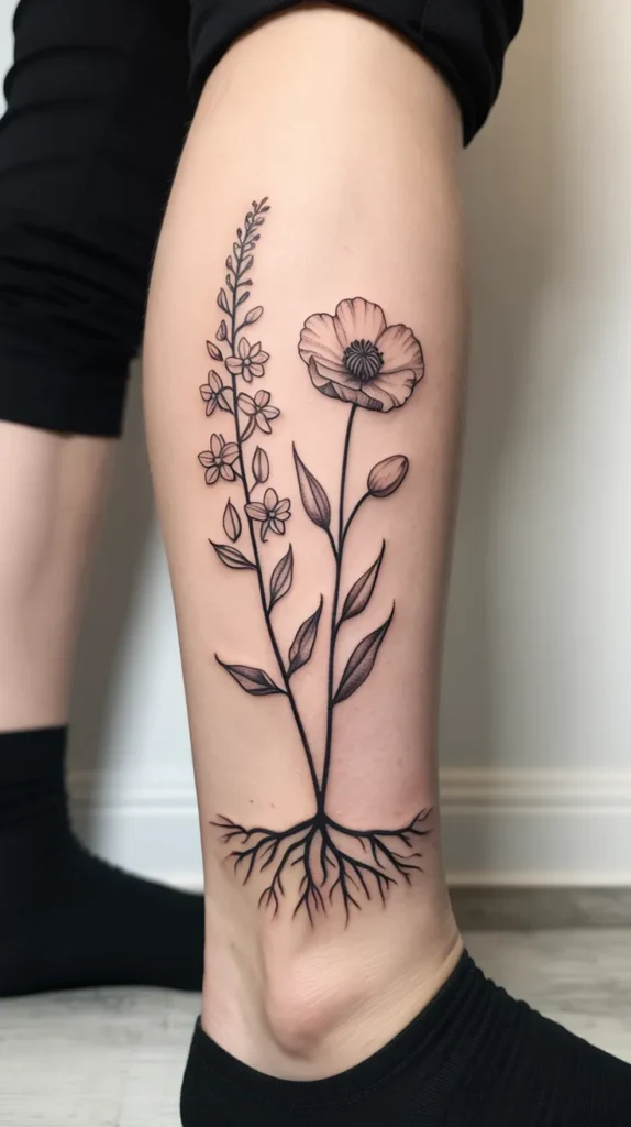 Mother Daughter-Birth-Flower