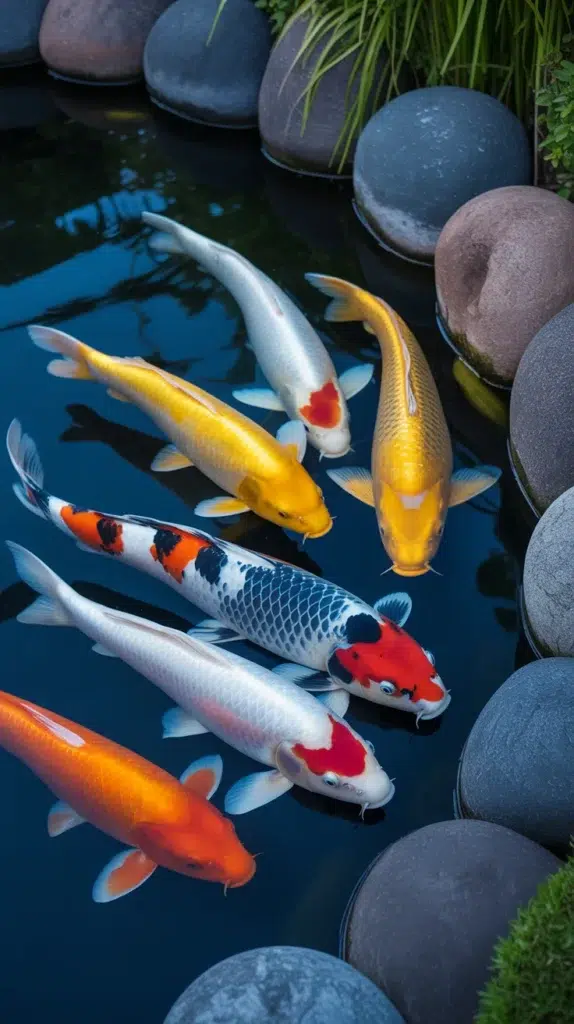 man made pond in backyard