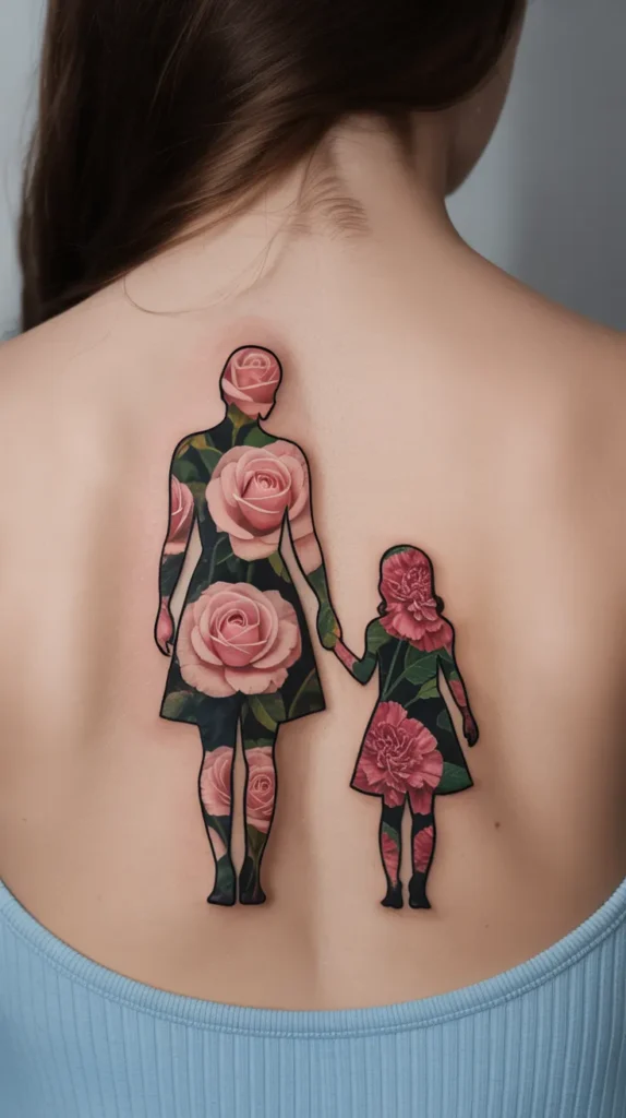 Mother Daughter-Birth-Flower