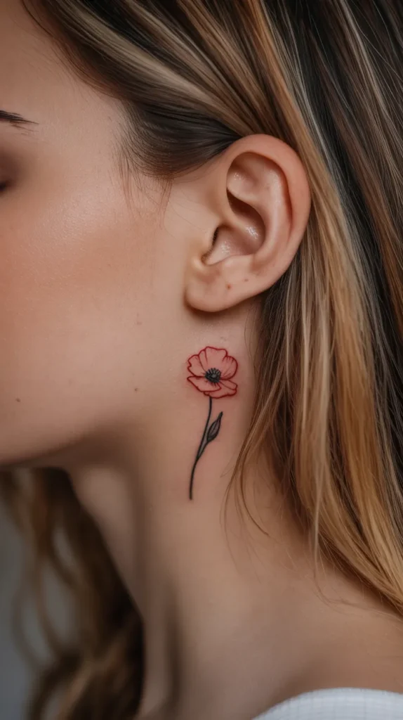 Poppy Birth-Flower-Tattoo