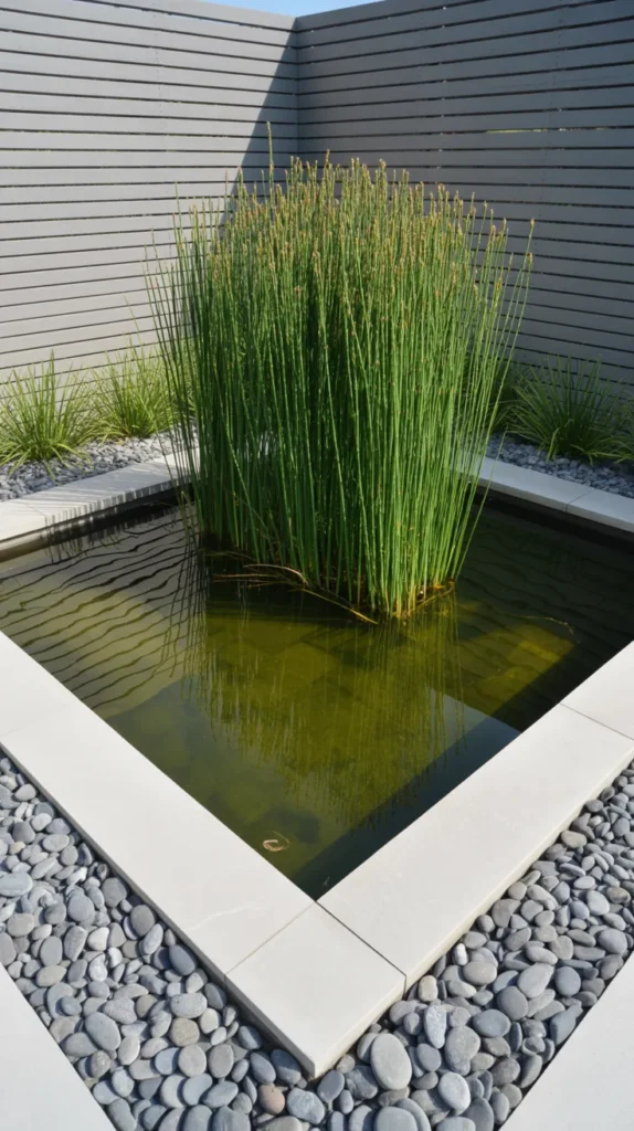 man made pond in backyard