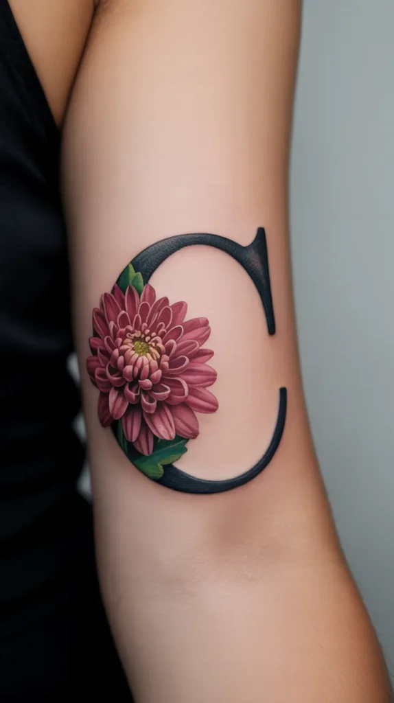 Baby Birth-Flower-Tattoo
