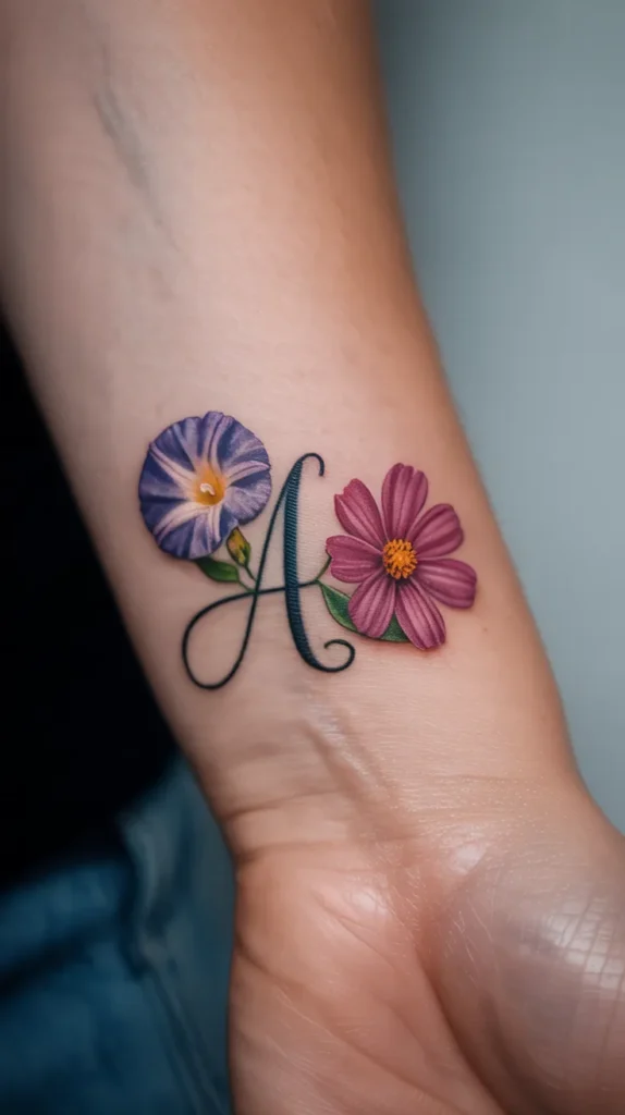 Family Birth-Flower-Tattoo