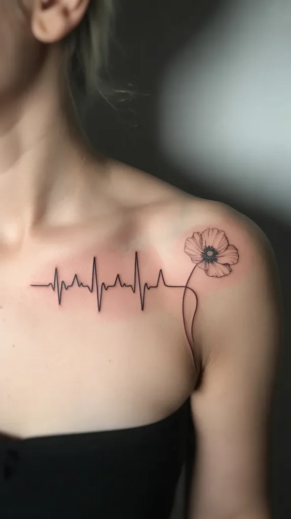 Baby Birth-Flower-Tattoo