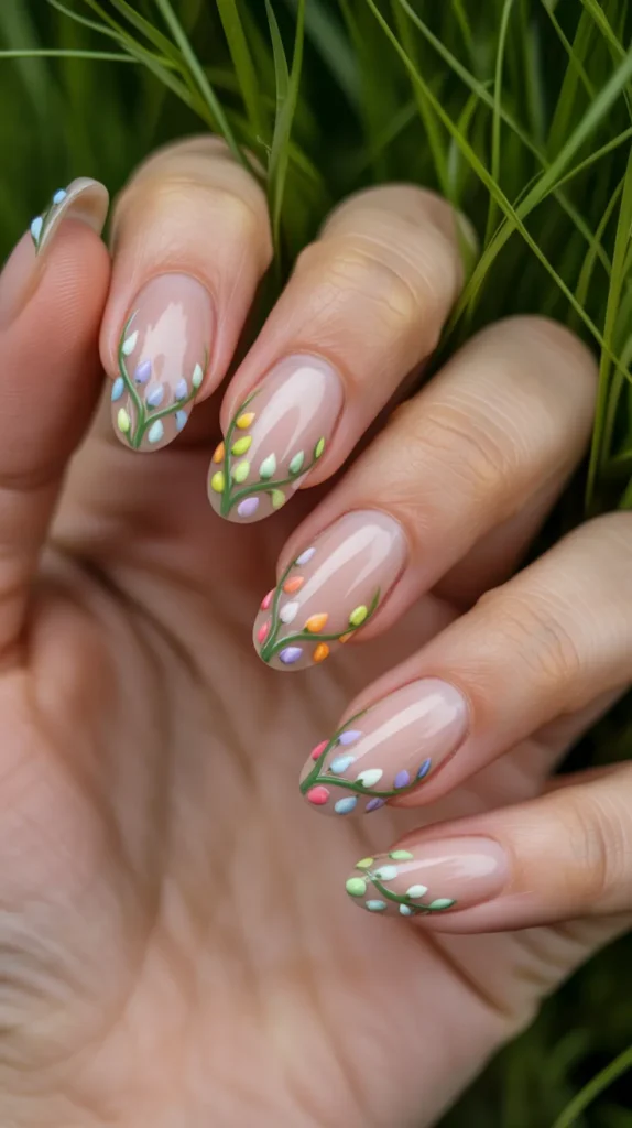 Colorful-Flowers-Nails