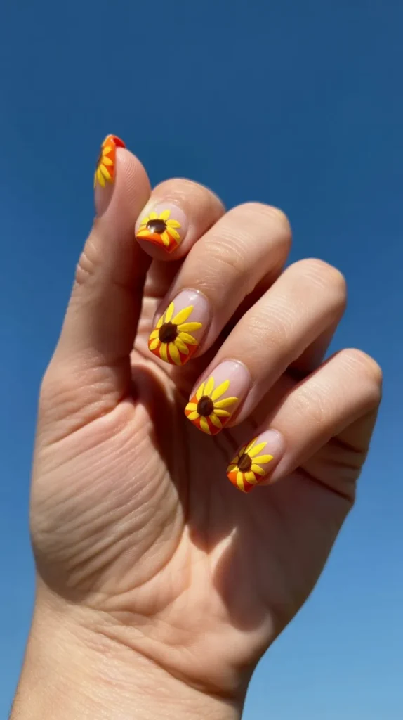 Colorful-Flowers-Nails