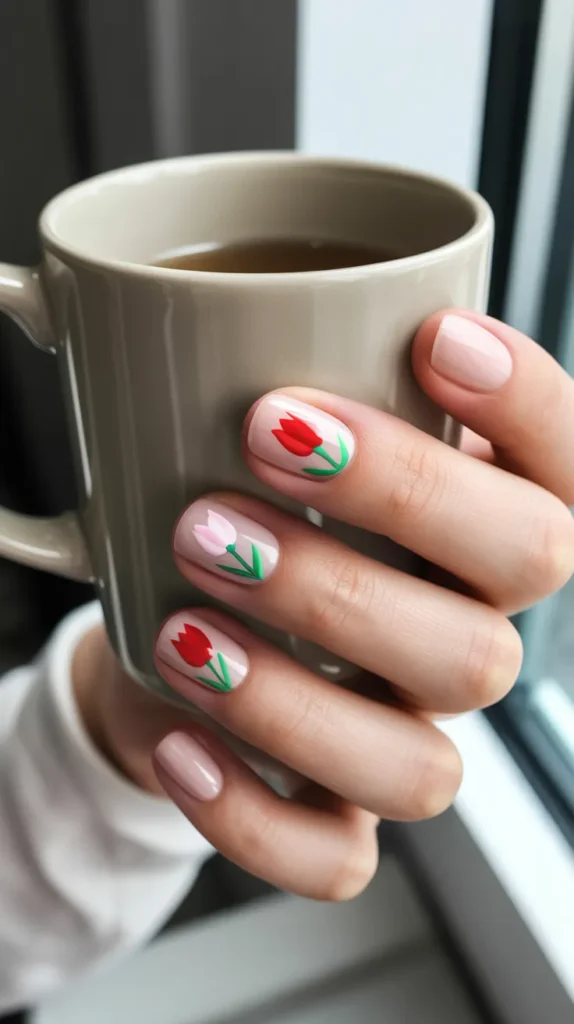 Colorful-Flowers-Nails