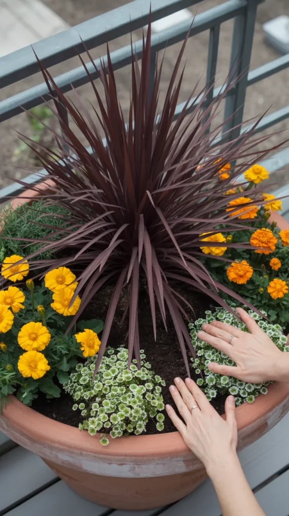 Balcony With Plants-And-Flowers