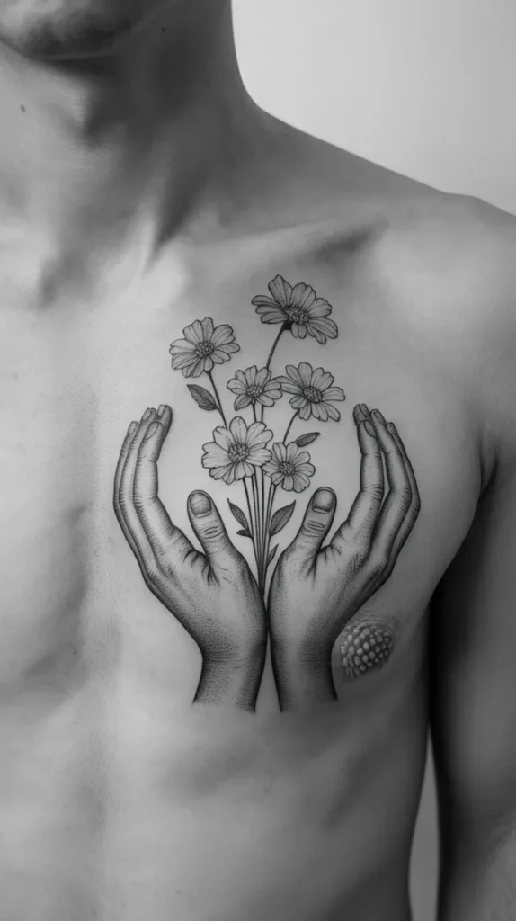 Family Birth-Flower-Tattoo