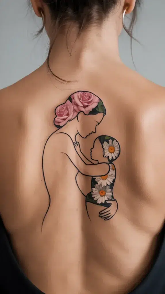 Kids Birth-Flower-Tattoo