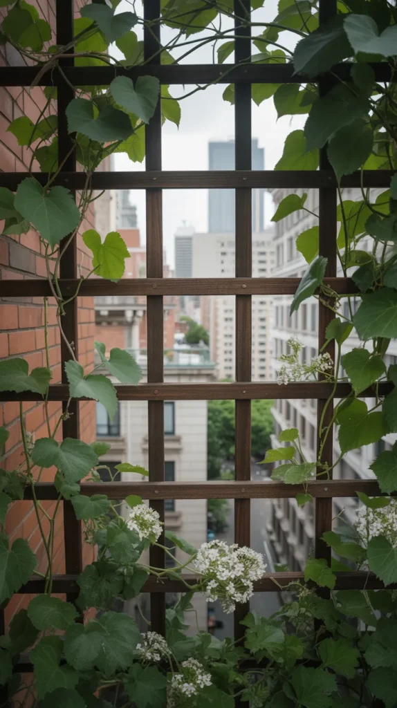 Balcony With Plants-And-Flowers