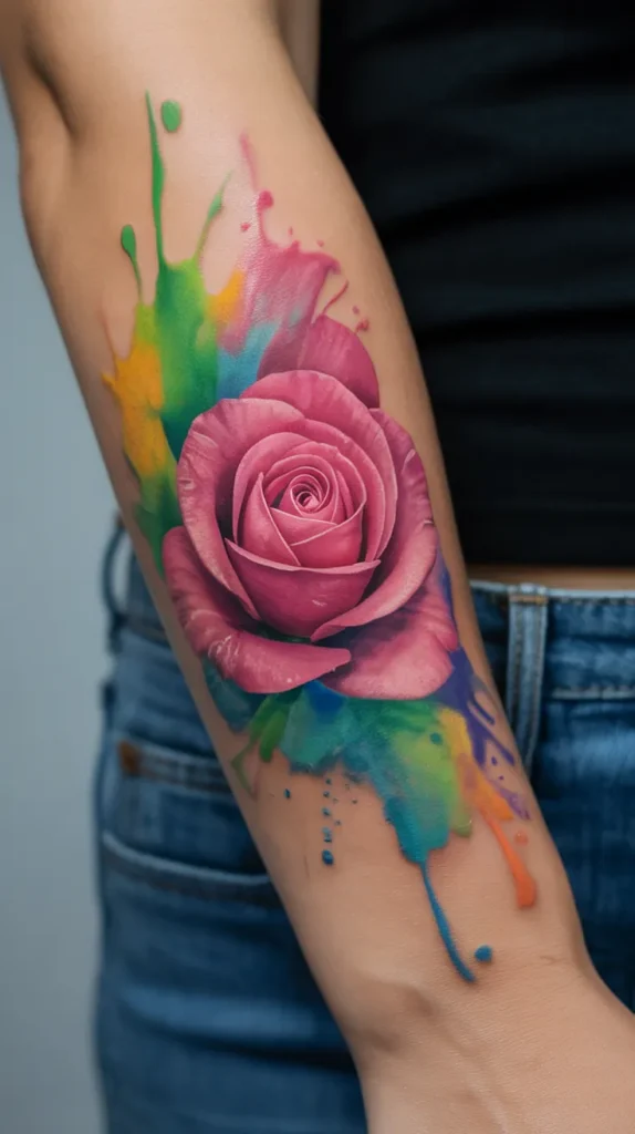 Rose Birth-Flower-Tattoo