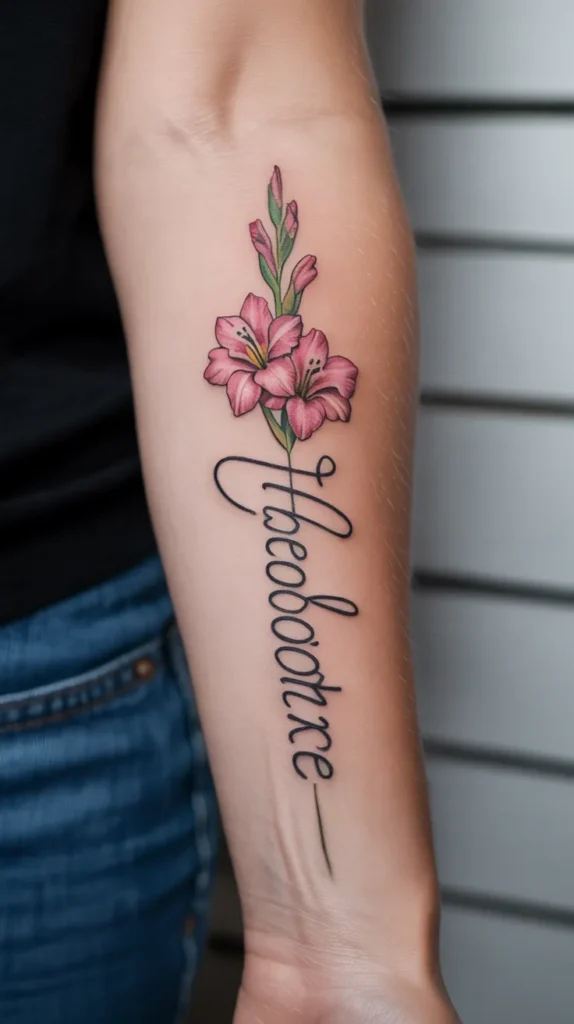 Baby Birth-Flower-Tattoo