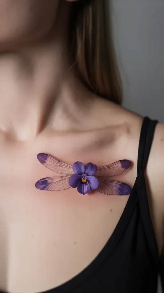 Violet Birth-Flower-Tattoo