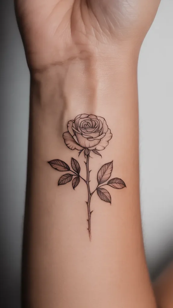 Baby Birth-Flower-Tattoo