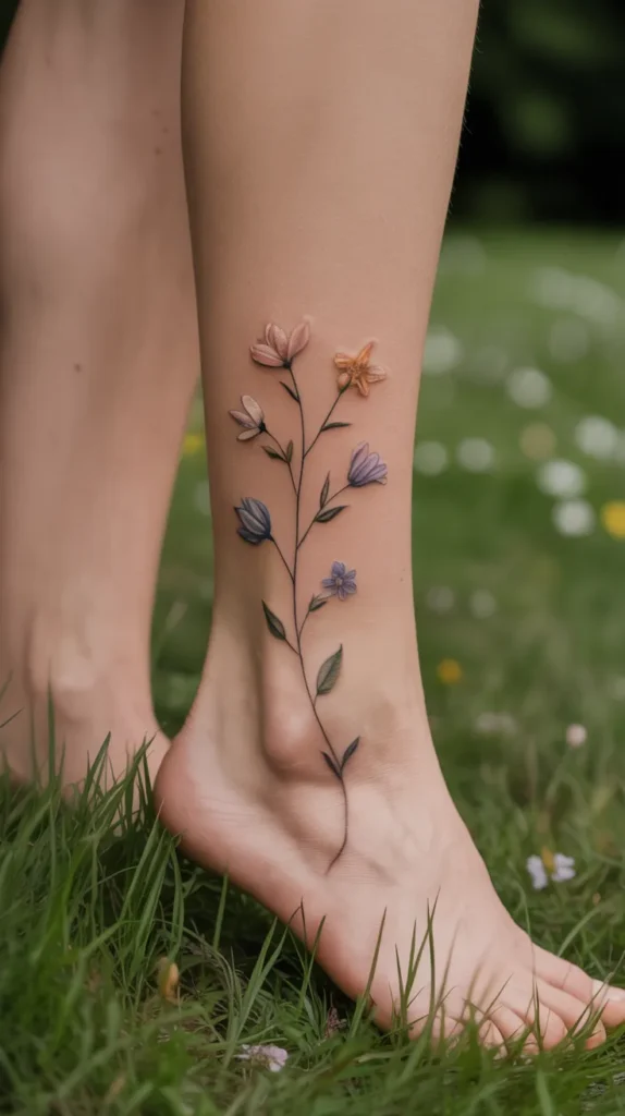 Family Birth-Flower-Tattoo