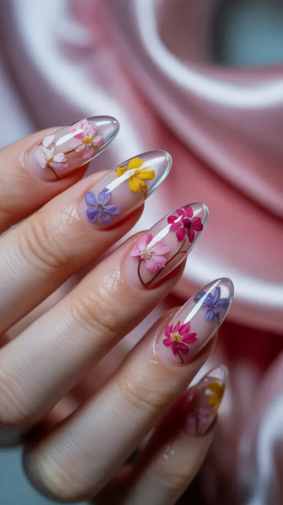 Colorful-Flowers-Nails