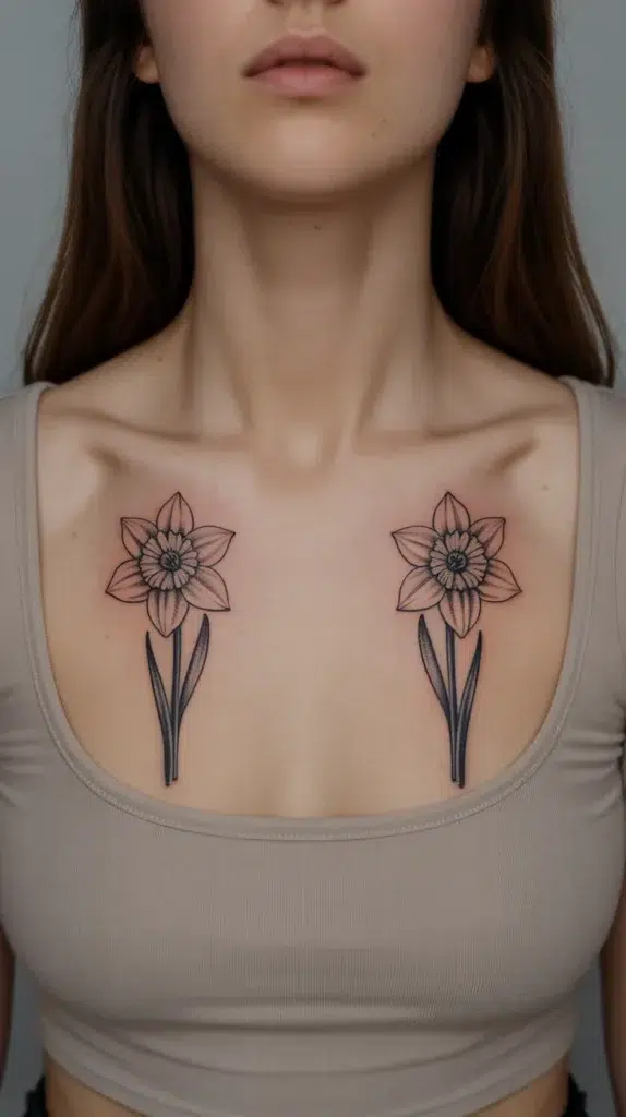 Daffodil Birth-Flower-Tattoo
