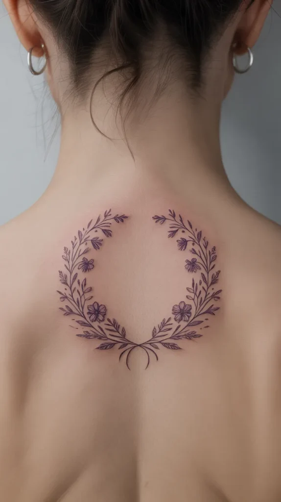 Violet Birth-Flower-Tattoo