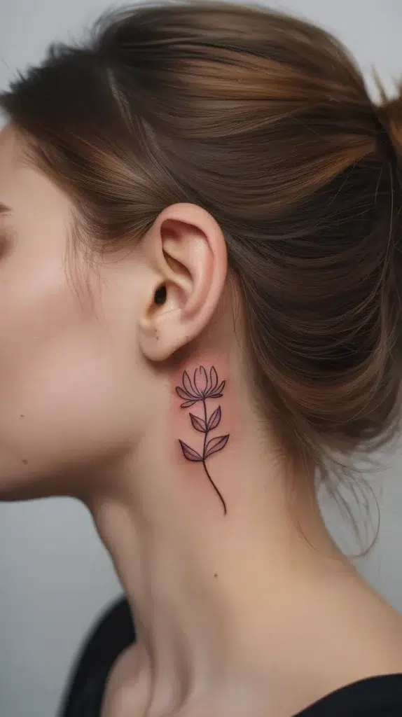 Honeysuckle Birth-Flower-Tattoo
