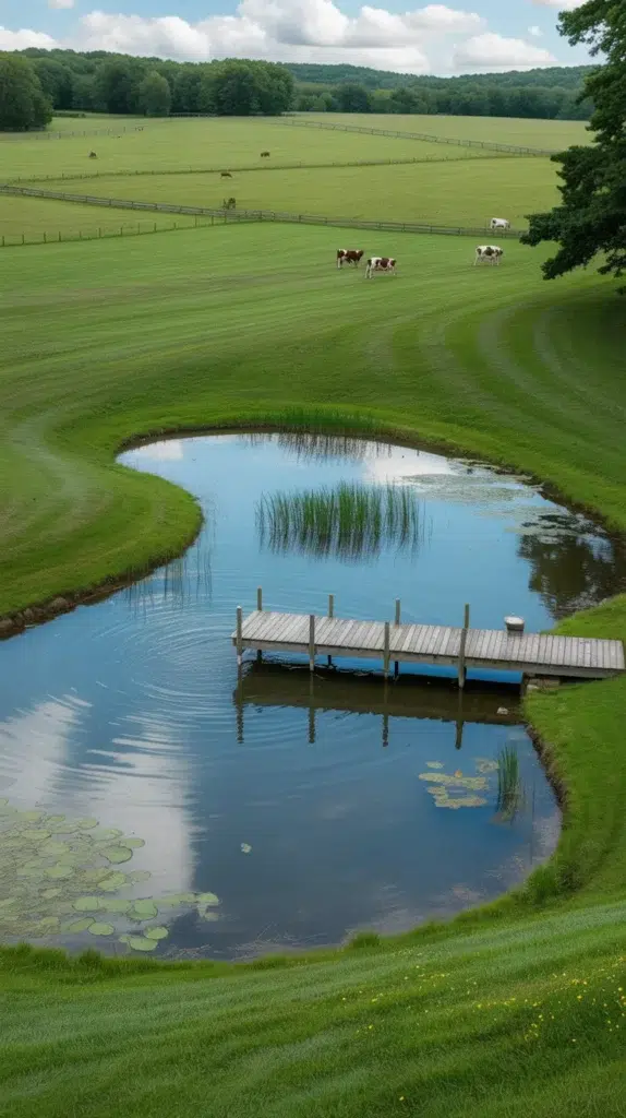 backyard pond ideas large