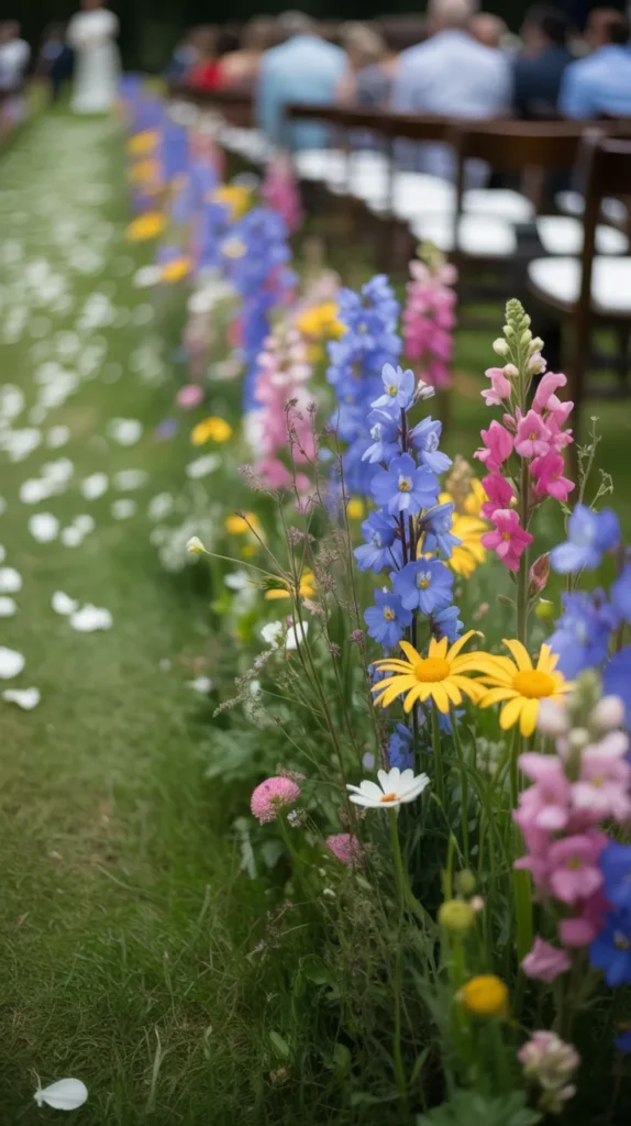 Colorful-Aisle-Flowers