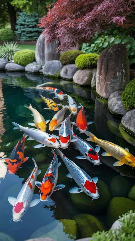 backyard pond ideas large