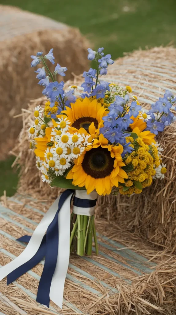 Colorful Wedding Flowers Bouquet