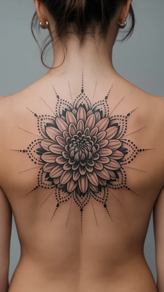 November Birth Flower-Tattoo